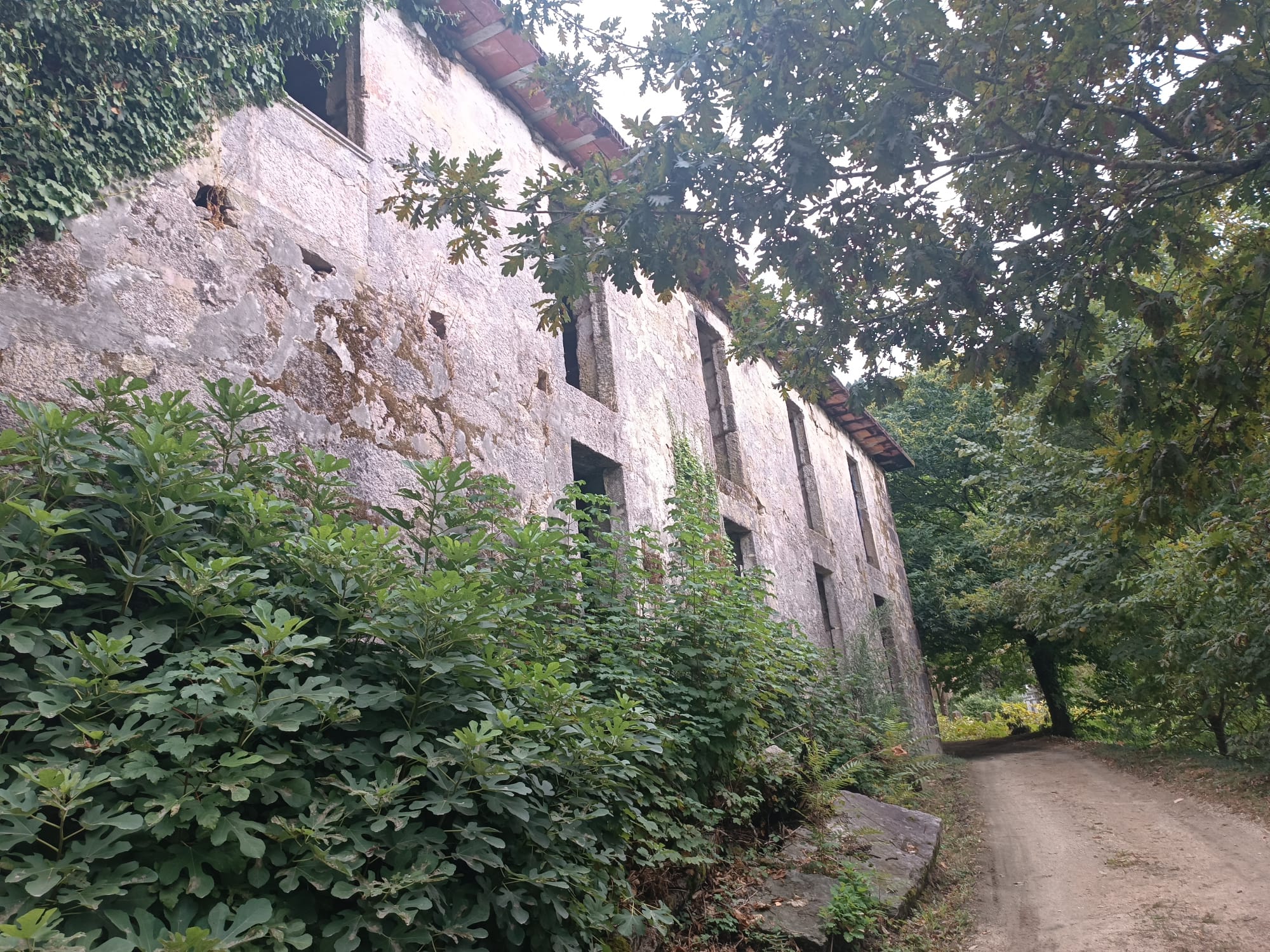 Ruina p/ recuperação em Vila do Gerês c/ 3.650 de terreno plano c/ Riacho.